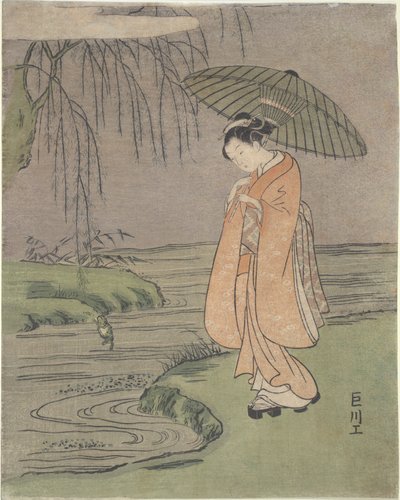 模仿小野豆腐 作者 铃木春信
