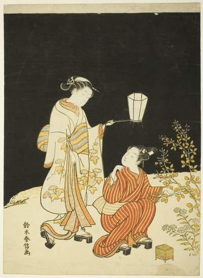 寻找萤火虫 作者 铃木春信