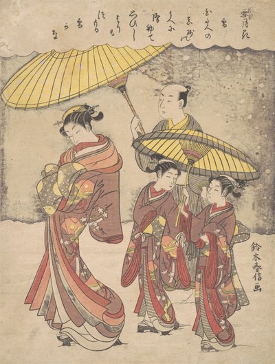 Snow, ca. 1769, ca. 1769. 作者 铃木春信