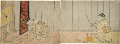 射箭画廊，1765年 作者 铃木春信