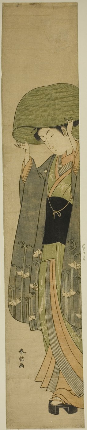 篮帽 作者 铃木春信