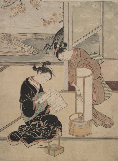 灯火阑珊处客厅八景 作者 铃木春信