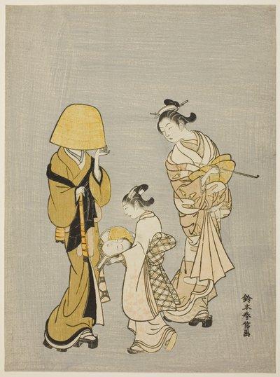 镜中的脸 作者 铃木春信