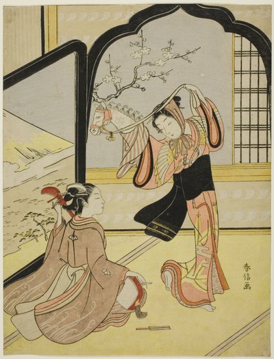 春驹舞 作者 铃木春信