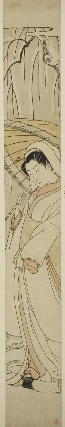 鹭鸶少女 作者 铃木春信