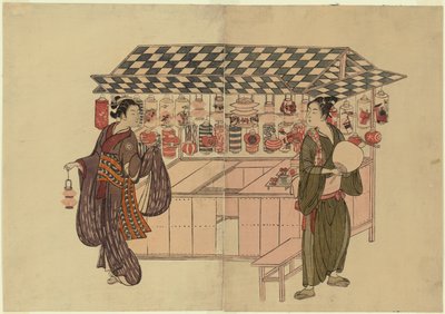灯笼店 作者 铃木春信