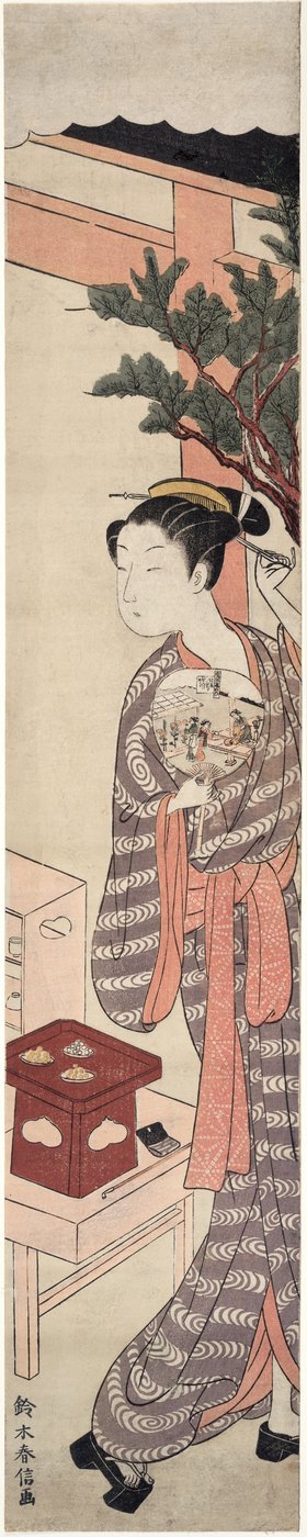 茶摊 - Kagiya Osen 作者 铃木春信