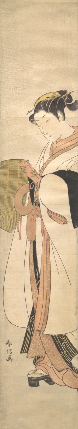 年轻的紫色，大概是1770年。，大概是1770年。 作者 铃木春信