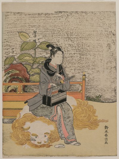 替身孟州青年 作者 铃木春信