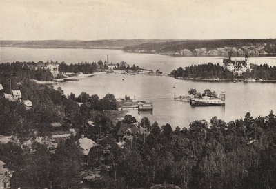 Sverige / Sweden: Stockholms Omgifningar, Saltsjobaden (b/w photo) 作者 瑞典摄影师