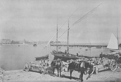 日内瓦，Le Port（黑白照片）。 作者 瑞士摄影师