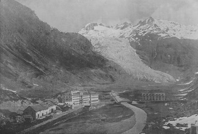 Le Glacier du Rhone (b/w photo) 作者 瑞士摄影师