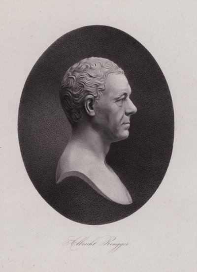 Albrecht Rengger，瑞士医生，瑞士第二任兰德曼（雕刻）。 作者 瑞士学校