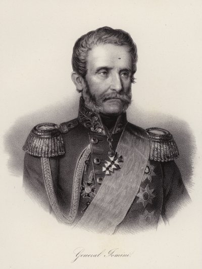 Antoine Henri，Jomini 男爵，瑞士将军和军事历史学家（雕刻） 作者 瑞士学校