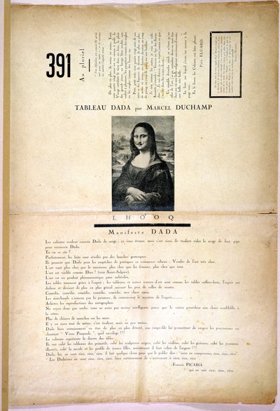Dada Revue 391，no.8，Zurich，1919年2月 作者 瑞士学校