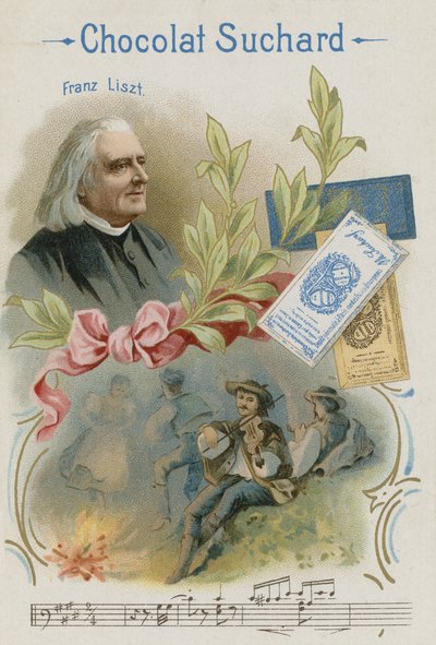 Franz Liszt，奥地利作曲家兼音乐家 作者 瑞士学校