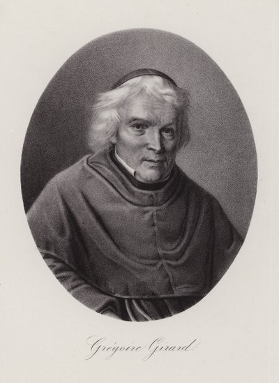 Jean-Baptiste Girard，瑞士方济各会教育家（雕刻）。 作者 瑞士学校