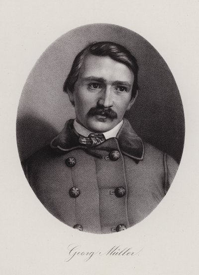 Johann Georg Mueller，瑞士建筑师和画家（版画） 作者 瑞士学校