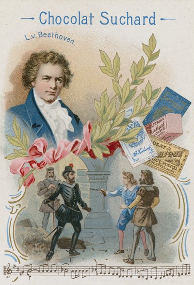 德国作曲家和钢琴家Ludwig van Beethoven 作者 瑞士学校