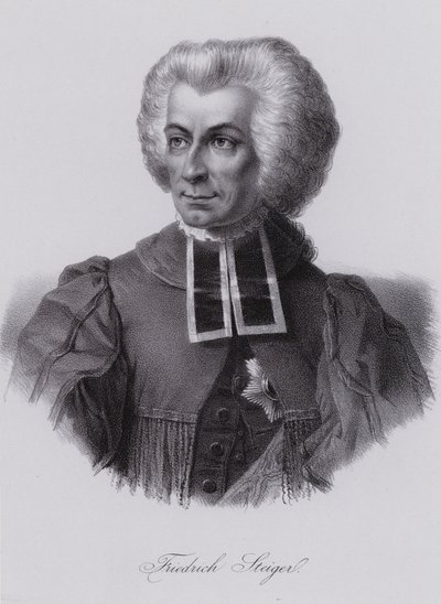 Niklaus Friedrich von Steiger，瑞士政治家（雕刻） 作者 瑞士学校
