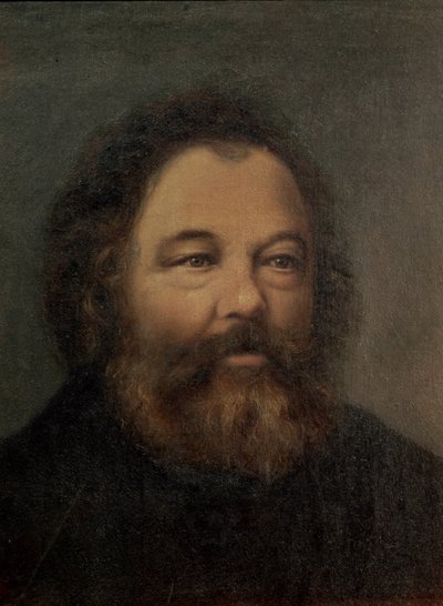 Mikhail Aleksandrovitch Bakunin（1814-1876）c.1865的肖像 作者 瑞士学校