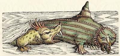 海洋生物，康拉德-格斯纳《动物史》插图 作者 瑞士学校