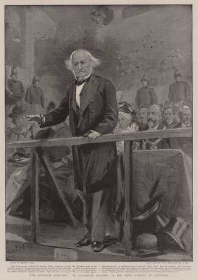 Ar Aremenian问题，Gladstone先生在利物浦的城镇会议上发言 作者 Sydney Prior Hall