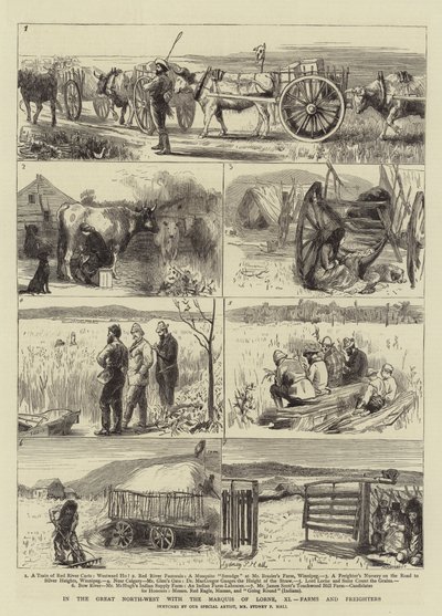 在大西北与洛恩侯爵，十一，农场和货轮 作者 Sydney Prior Hall