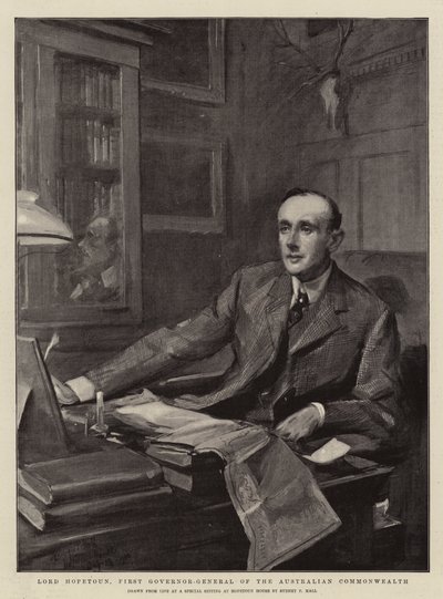 霍普顿勋爵，澳大利亚联邦第一任总督 作者 Sydney Prior Hall