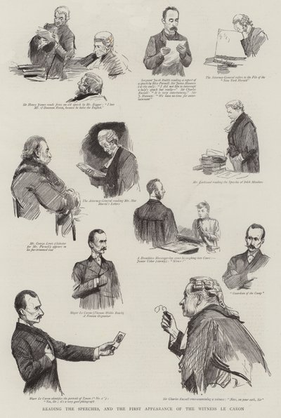 阅读演讲，以及见证人Le Caron的第一次出现 作者 Sydney Prior Hall