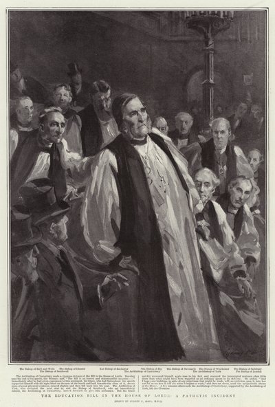 上议院的教育法案，一个可悲的事件 作者 Sydney Prior Hall
