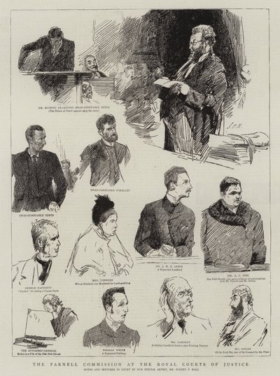 皇家法院的帕内尔委员会 作者 Sydney Prior Hall