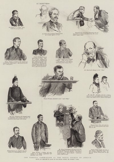 皇家法院的帕内尔委员会 作者 Sydney Prior Hall
