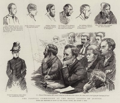 皇家法院的帕内尔委员会 作者 Sydney Prior Hall
