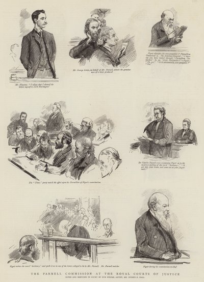 皇家法院的帕内尔委员会 作者 Sydney Prior Hall