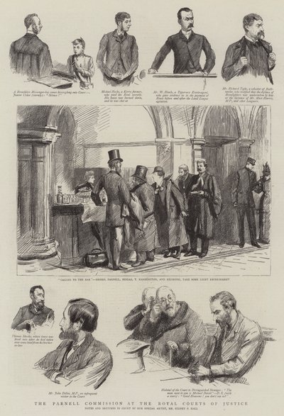皇家法院的帕内尔委员会 作者 Sydney Prior Hall