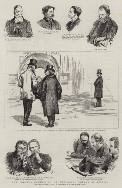 皇家法院的帕内尔委员会 作者 Sydney Prior Hall