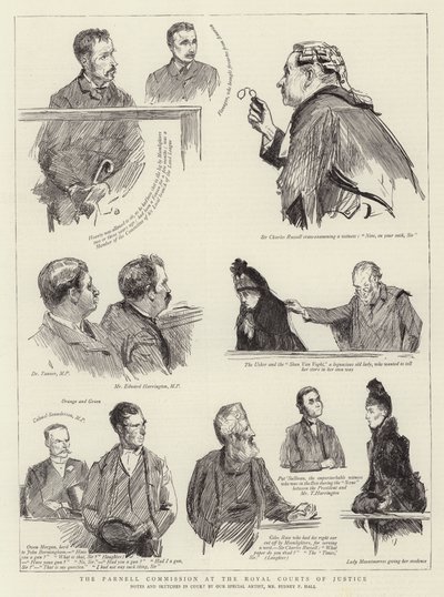 皇家法院的帕内尔委员会 作者 Sydney Prior Hall