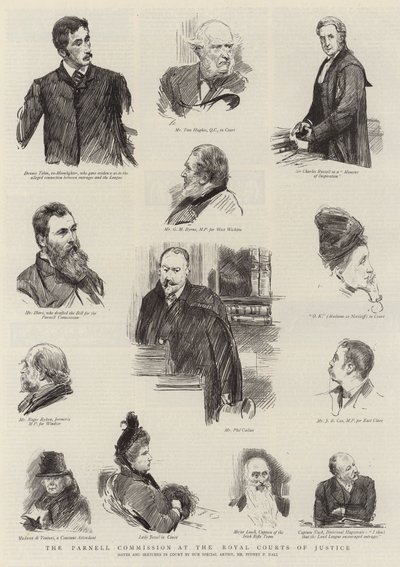 皇家法院的帕内尔委员会 作者 Sydney Prior Hall