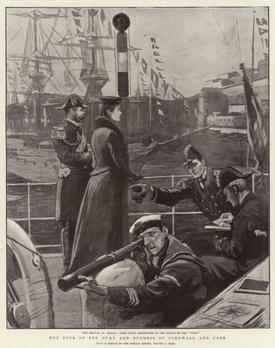 康沃尔郡和约克公爵和公爵夫人之旅 作者 Sydney Prior Hall