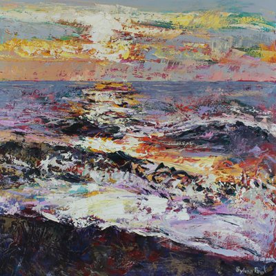 破晓，2021 年（布面油画） 作者 西尔维娅·保罗