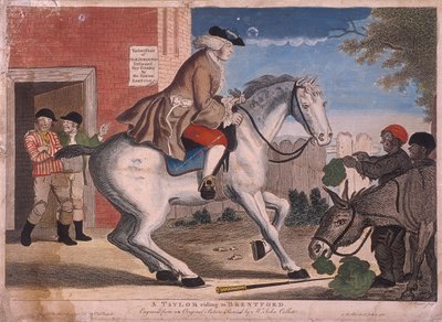 泰勒骑马到布伦特福德》，1786年 作者 TS斯特纳