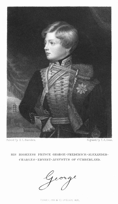 乔治·弗雷德里克·亚历山大·查尔斯·欧内斯特·坎伯兰·奥古斯都，1831年 作者 TA院长