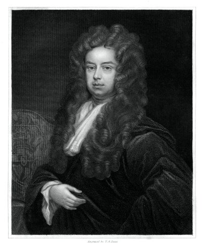 约翰·萨默斯（John Somers），第一任萨默斯男爵，英格兰大臣，1833年。 作者 TA院长