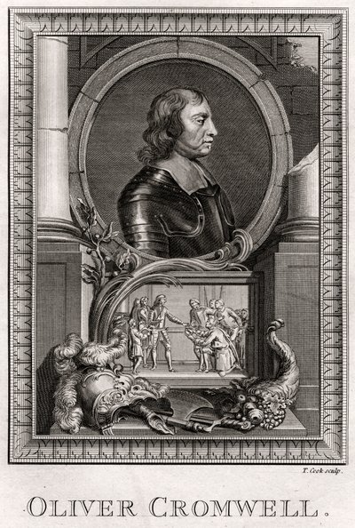 奥利弗·克伦威尔（Oliver Cromwell），1775年 作者 库克