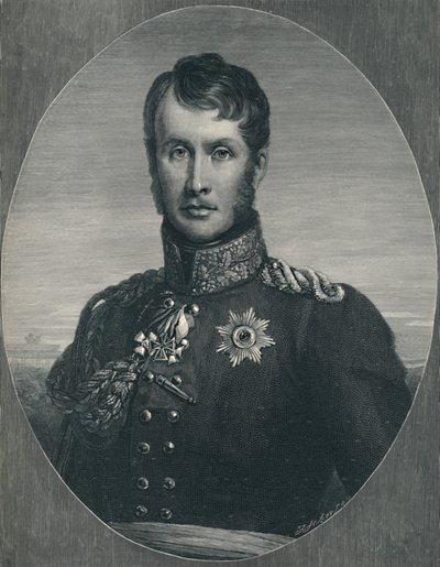 腓特烈·威廉三世（Frederick William III）-普鲁士国王，大约1814年至1816年， 作者 约翰逊