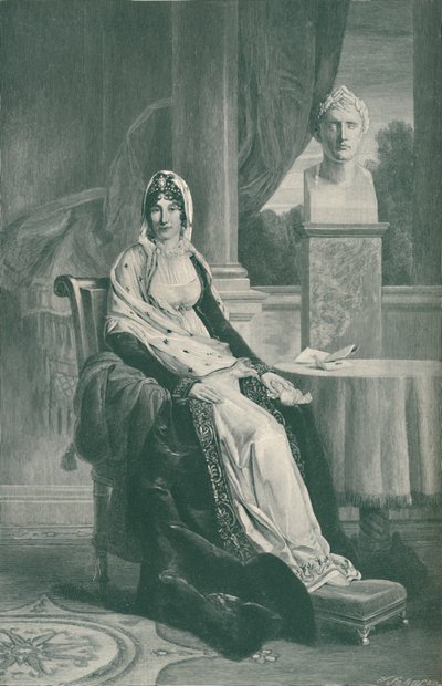 Marie-Laetitia Ramolino Bonaparte-拿破仑一世的母亲，c1800-1804，1896年 作者 约翰逊