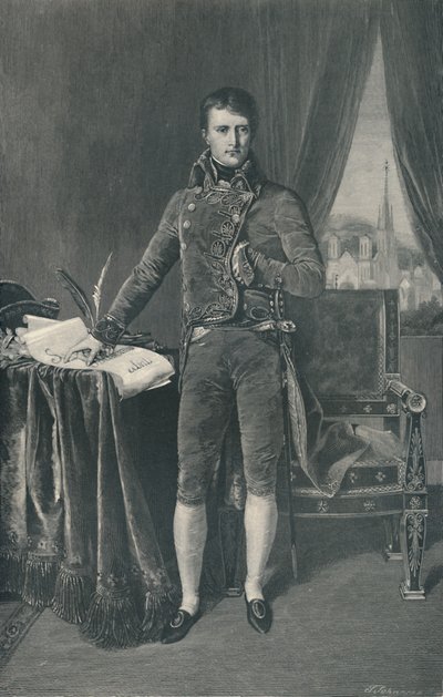 拿破仑·波拿巴，第一任领事，1803-1804，1896 作者 约翰逊