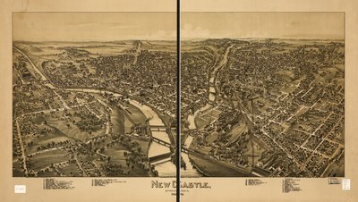宾夕法尼亚州新堡市 1896年 作者 福勒