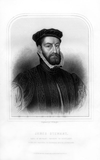 詹姆斯·斯图尔特（James Stewart），海鳗第一伯爵，苏格兰摄政王，1870年 作者 TW骑士